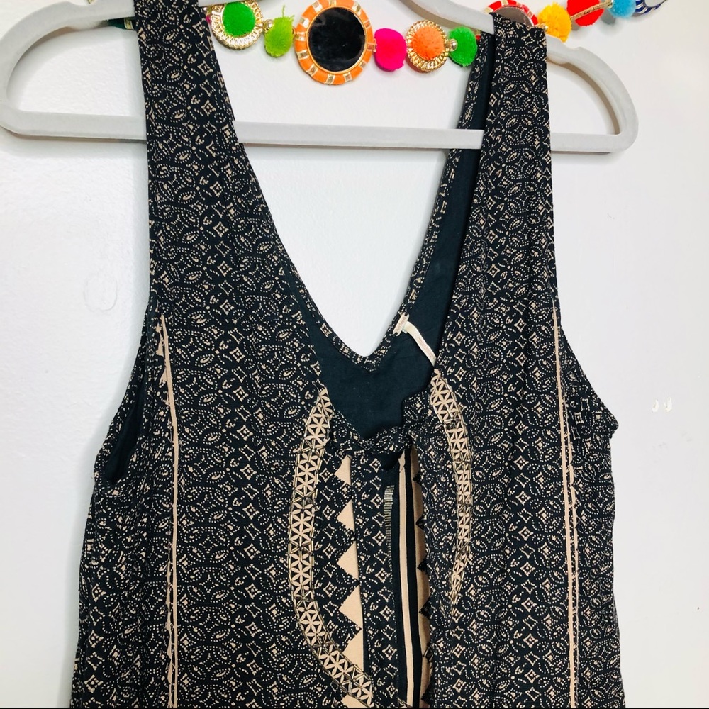 FREE PEOPLE black comb dress - Picture 9 of 9
